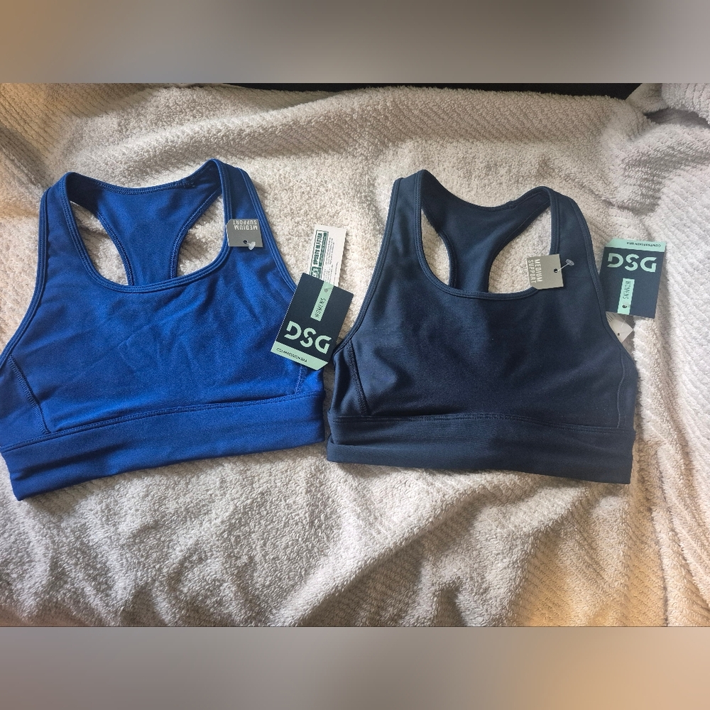 DSG 2 ‎ Blue Sports Bras Xsmall